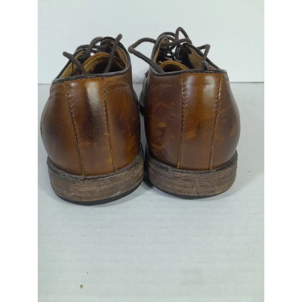 Frye Brown Leather Oxford Lace Up Men Derby Shoes Size 10 D